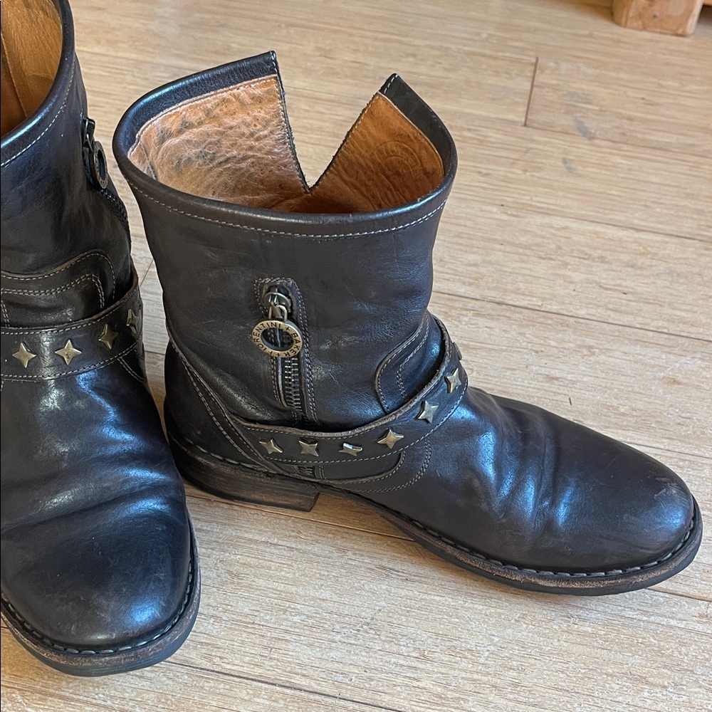 Fiorentini + Baker short studded boots, women’s size 39